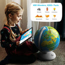 Interactive AR World Globe for Kids 4-10 Years (App Based Globe)