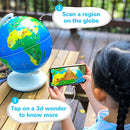 Interactive AR World Globe for Kids 4-10 Years (App Based Globe)