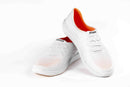 Infinity Bend Men's Grey & Orange Colour Shoes